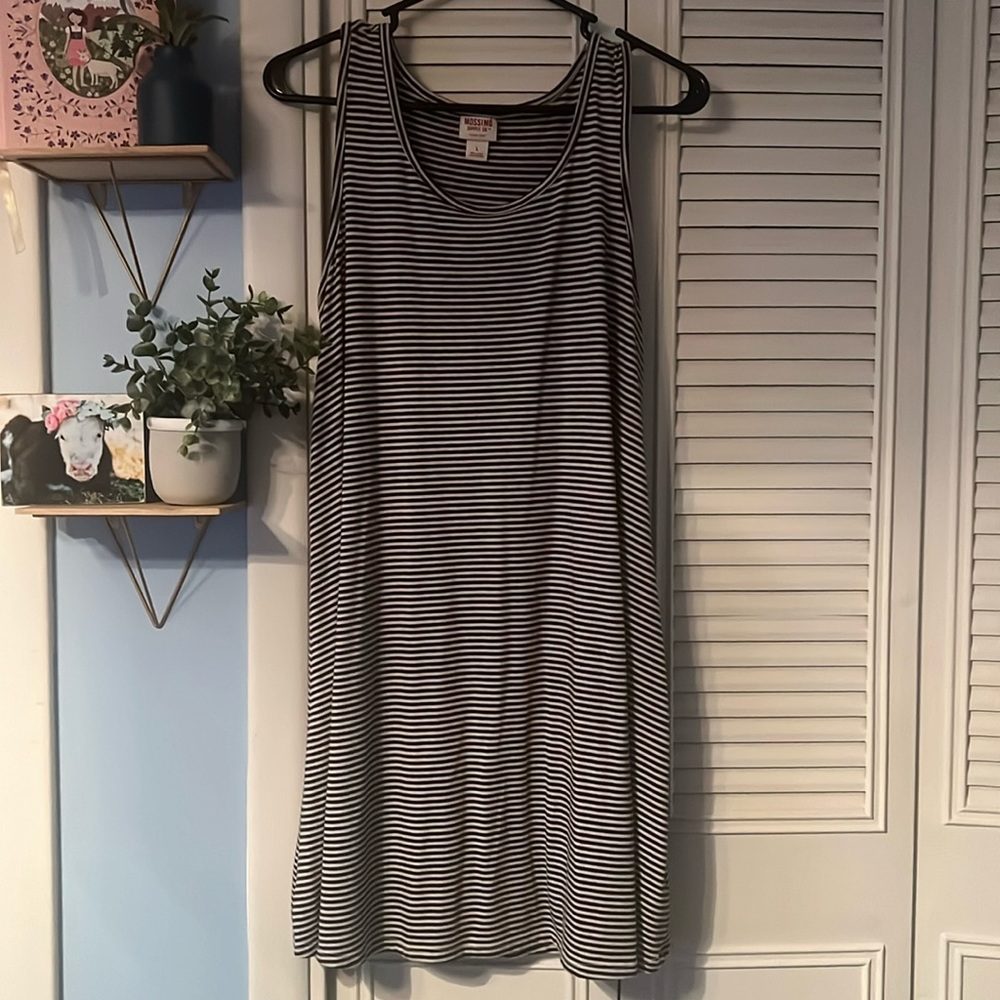 B&W Striped Dress